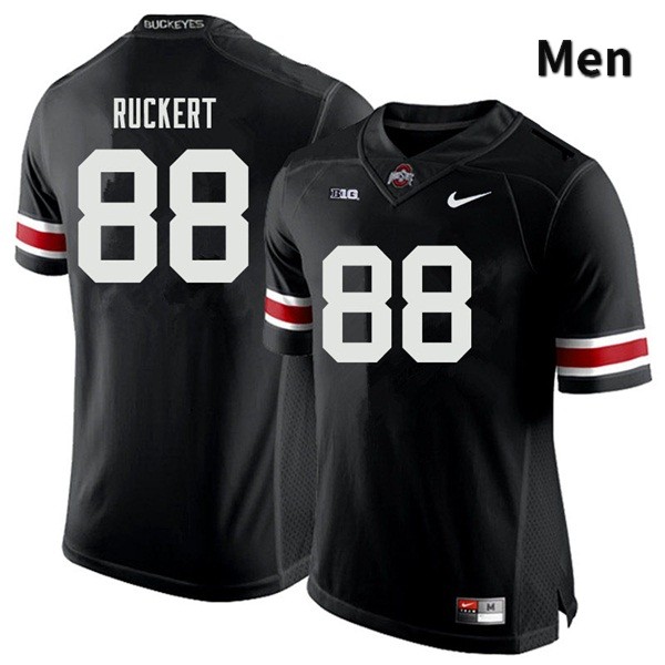 Ohio State Buckeyes Jeremy Ruckert Men's #88 Black Authentic Stitched College Football Jersey